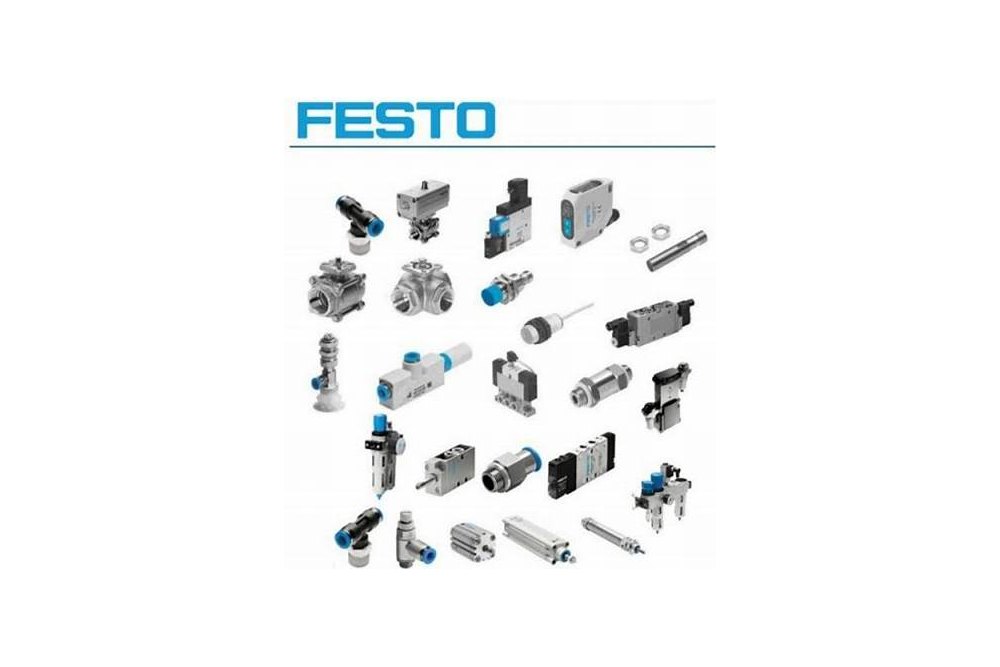 Festo pneumatic components — cylinders, valves, fittings, sensors and air preparation units